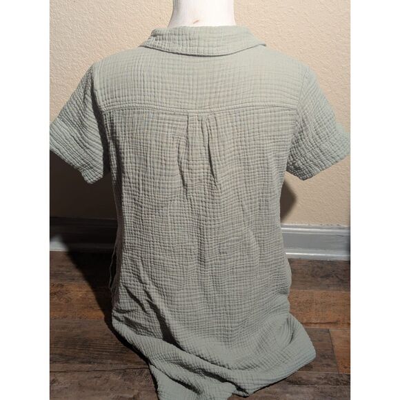 3 Dots Light Green Textured Dress - Size S - Effortless Comfort! - Picture 6 of 6